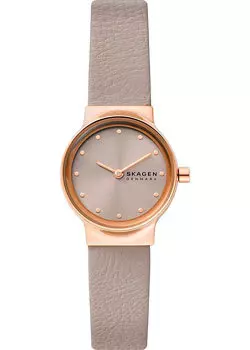 Швейцарские наручные женские часы Skagen SKW3005. Коллекция Leather