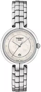 Швейцарские наручные женские часы Tissot T094.210.11.116.01. Коллекция Flamingo