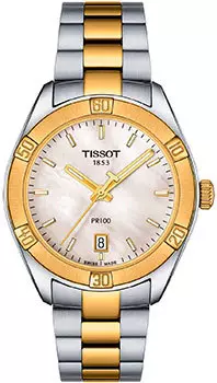 Швейцарские наручные женские часы Tissot T101.910.22.111.00. Коллекция Sport Chic