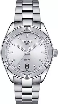Швейцарские наручные женские часы Tissot T101.910.11.031.00. Коллекция Sport Chic