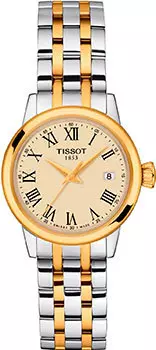 Швейцарские наручные женские часы Tissot T129.210.22.263.00. Коллекция T Classic