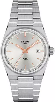 Швейцарские наручные женские часы Tissot T137.210.11.031.00. Коллекция PRX