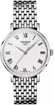 Швейцарские наручные женские часы Tissot T143.210.11.033.00. Коллекция Everytime