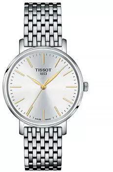 Швейцарские наручные женские часы Tissot T143.210.11.011.01. Коллекция Everytime