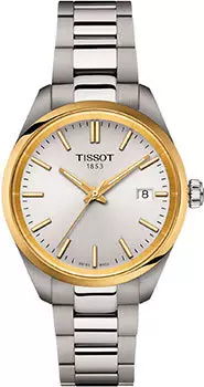 Швейцарские наручные женские часы Tissot T150.210.21.031.00. Коллекция PR 100