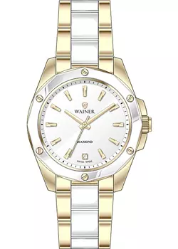 Швейцарские наручные женские часы Wainer WA.18050B. Коллекция Diamond