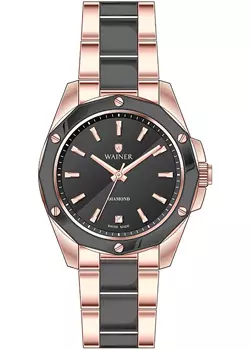 Швейцарские наручные женские часы Wainer WA.18050D. Коллекция Diamond