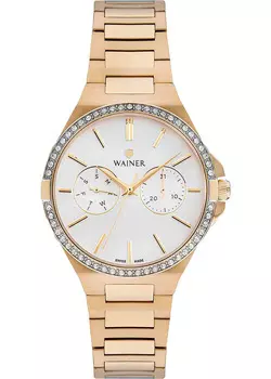 Швейцарские наручные женские часы Wainer WA.18411B. Коллекция Venice