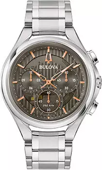 Японские наручные мужские часы Bulova 96A298. Коллекция CURV