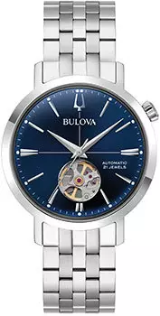 Японские наручные мужские часы Bulova 96A320. Коллекция Automatic