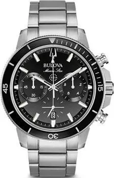 Японские наручные мужские часы Bulova 96B272. Коллекция Marine Star