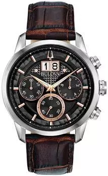 Японские наручные мужские часы Bulova 96B311. Коллекция Sutton