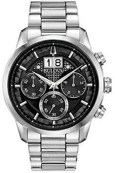 Японские наручные мужские часы Bulova 96B319. Коллекция Sutton