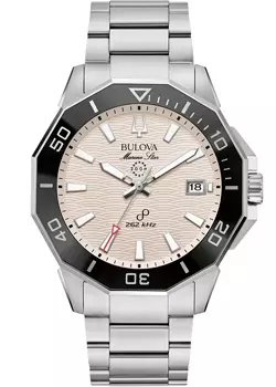 Японские наручные мужские часы Bulova 96B426. Коллекция Marine Star