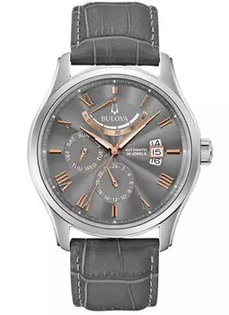 Японские наручные мужские часы Bulova 96C143. Коллекция Automatic