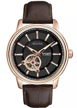 Японские наручные мужские часы Bulova 97A109. Коллекция Automatic