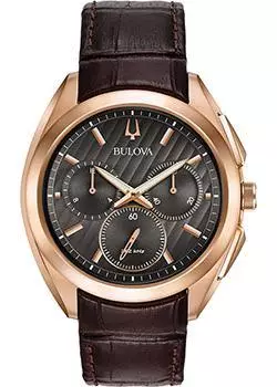 Японские наручные мужские часы Bulova 97A124. Коллекция CURV