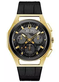 Японские наручные мужские часы Bulova 97A143. Коллекция CURV