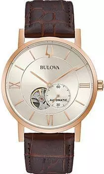 Японские наручные мужские часы Bulova 97A150. Коллекция Automatic