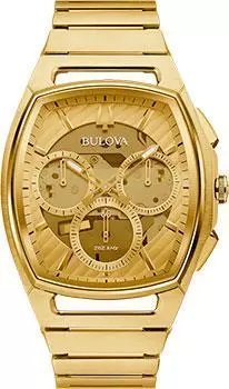 Японские наручные мужские часы Bulova 97A160. Коллекция CURV