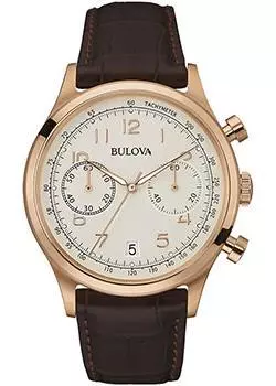 Японские наручные мужские часы Bulova 97B148. Коллекция Classic