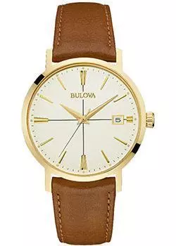 Японские наручные мужские часы Bulova 97B151. Коллекция Classic