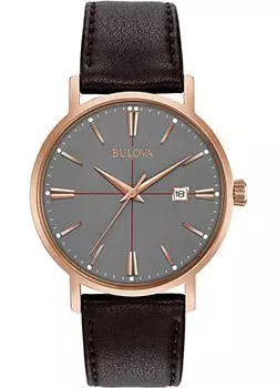 Японские наручные мужские часы Bulova 97B154. Коллекция Classic