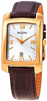 Японские наручные мужские часы Bulova 97B162. Коллекция Classic