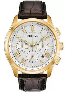 Японские наручные мужские часы Bulova 97B169. Коллекция Classic