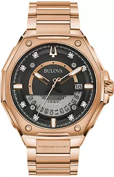 Японские наручные мужские часы Bulova 97D129. Коллекция Precisionist