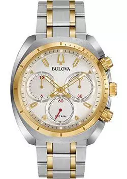 Японские наручные мужские часы Bulova 98A157. Коллекция CURV