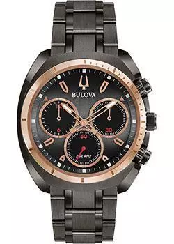 Японские наручные мужские часы Bulova 98A158. Коллекция CURV