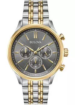 Японские наручные мужские часы Bulova 98A215. Коллекция Sports