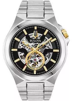 Японские наручные мужские часы Bulova 98A224. Коллекция Maquina