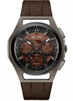 Японские наручные мужские часы Bulova 98A231. Коллекция CURV