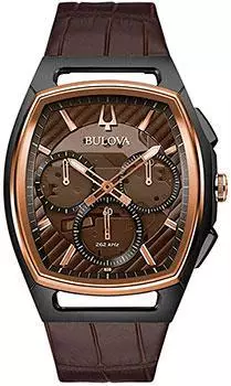 Японские наручные мужские часы Bulova 98A264. Коллекция CURV