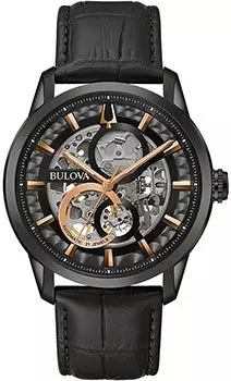 Японские наручные мужские часы Bulova 98A283. Коллекция Sutton