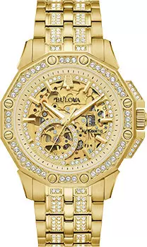 Японские наручные мужские часы Bulova 98A292. Коллекция Octava