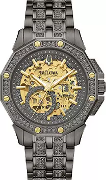 Японские наручные мужские часы Bulova 98A293. Коллекция Octava