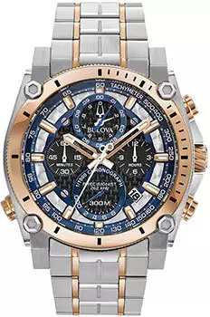 Японские наручные мужские часы Bulova 98B317. Коллекция Precisionist