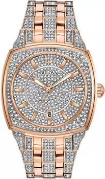 Японские наручные мужские часы Bulova 98B324. Коллекция Phantom