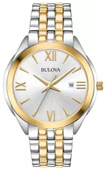 Японские наручные мужские часы Bulova 98B331. Коллекция Classic