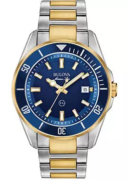 Японские наручные мужские часы Bulova 98B334. Коллекция Marine Star