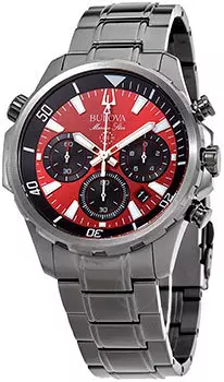 Японские наручные мужские часы Bulova 98B350. Коллекция Marine Star