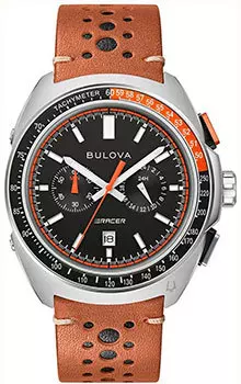 Японские наручные мужские часы Bulova 98B427. Коллекция Racer Chronograph