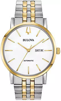 Японские наручные мужские часы Bulova 98C130. Коллекция Automatic