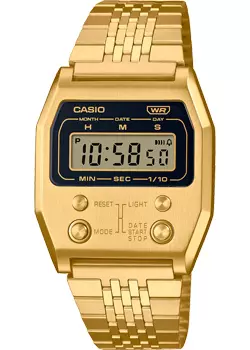 Японские наручные мужские часы Casio A1100G-5. Коллекция Vintage