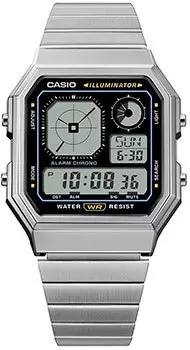 Японские наручные мужские часы Casio A130WE-1A. Коллекция Vintage