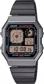 Японские наручные мужские часы Casio A130WEGG-1A. Коллекция Vintage