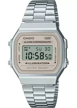 Японские наручные мужские часы Casio A168WA-8A. Коллекция Vintage
